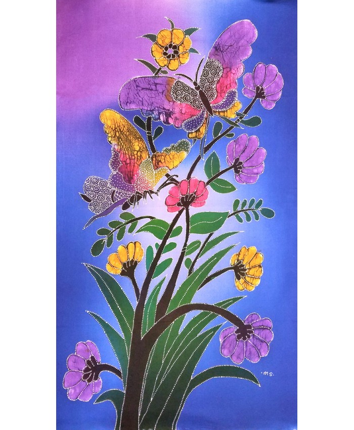 Butterflies in Tall Flowers