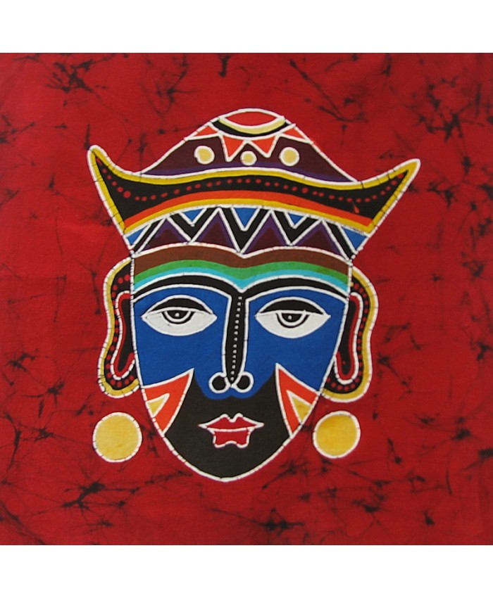 Colorful Mask on Red